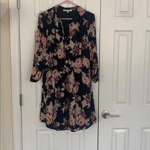 Long sleeve floral dress